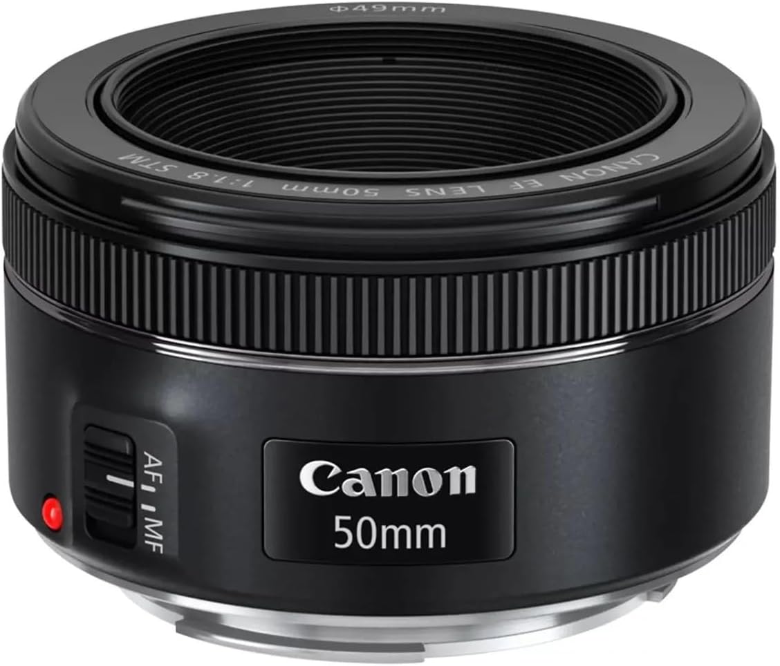 Canon EF 50mm f/1.8 STM Normal Lens for EF Cameras - PuriLite