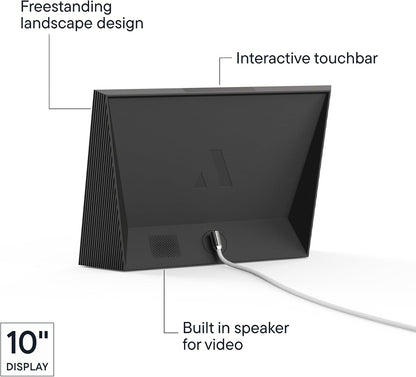 Aura Aspen 12" Digital Photo Frame - Black with Paper Mat - PuriLite
