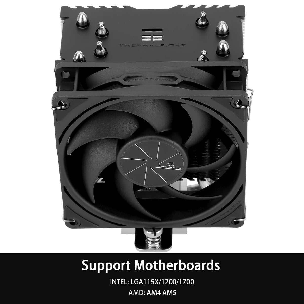 Thermalright Assassin X 90 SE V2 CPU Cooler, 92mm PWM Quiet Fan CPU Air Cooler, Support Intel Lga1700/1150/1151/1200,AMD AM4 AM5, Computer Cooler(AX90 SE V2) - PuriLite