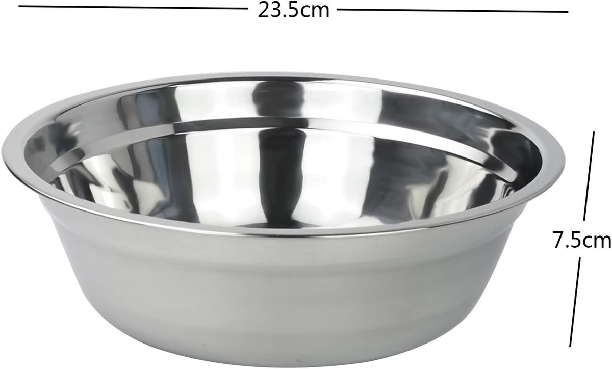 Callyne Stainless Steel Mixing Bowls, Set of 4 Metal Prep Bowls - PuriLite