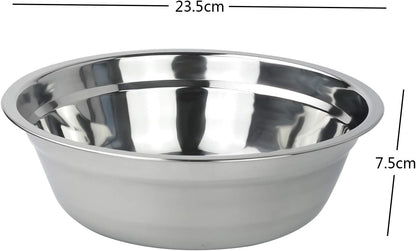 Callyne Stainless Steel Mixing Bowls, Set of 4 Metal Prep Bowls - PuriLite