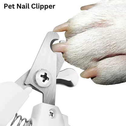 Dog Nail Clippers and Trimmer with Safety Guard to Avoid Over Cutting Professional Grooming Pet Nail Clipper with Free Nail File for Small Medium Large Breeds- Sharp Razor Edge Blade Pet Clippers - PuriLite