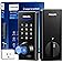 Philips Fingerprint Keyless Entry Door Lock, Electronic Door Lock with Touchscreen, Long-Lasting Battery, Auto Locking, One-Time Code, Keypad Deadbolt, One-Touch Locking, Matte Black - PuriLite