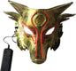 Amosfun Halloween Wolf LED Mask Wolf Head Light Up Mask Animal Costume Mask Halloween Cosplay Face Cover - PuriLite
