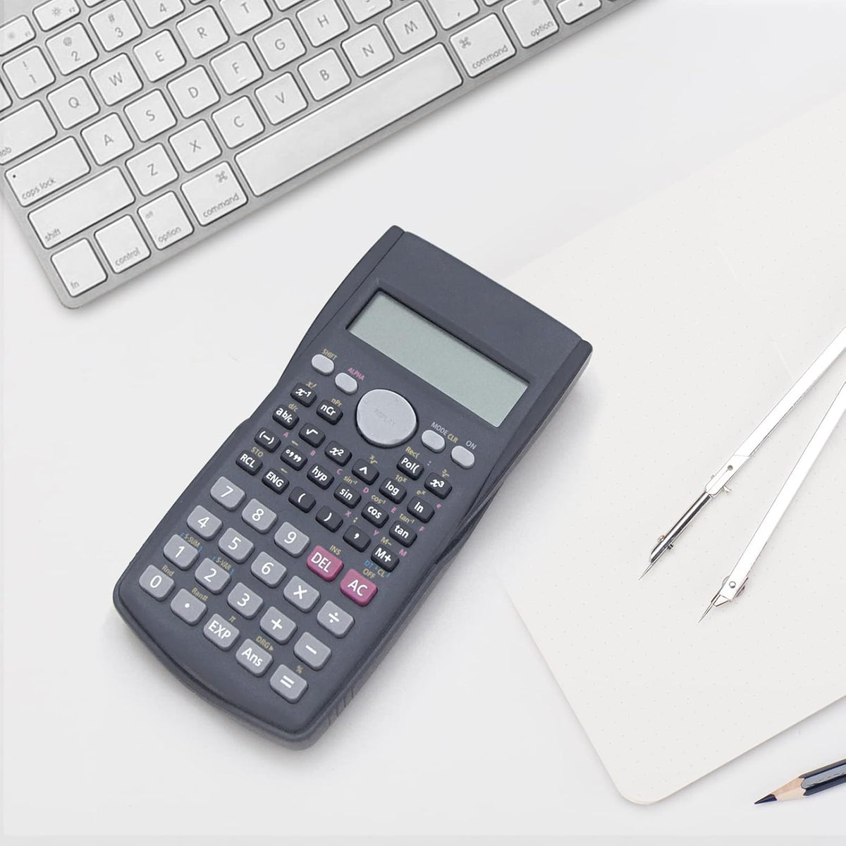 Helect 2-Line Engineering Scientific Calculator | Scientific Calculator | Engineering Calculator | School Calculator | Business Calculator | Battery Powered Calculator - PuriLite