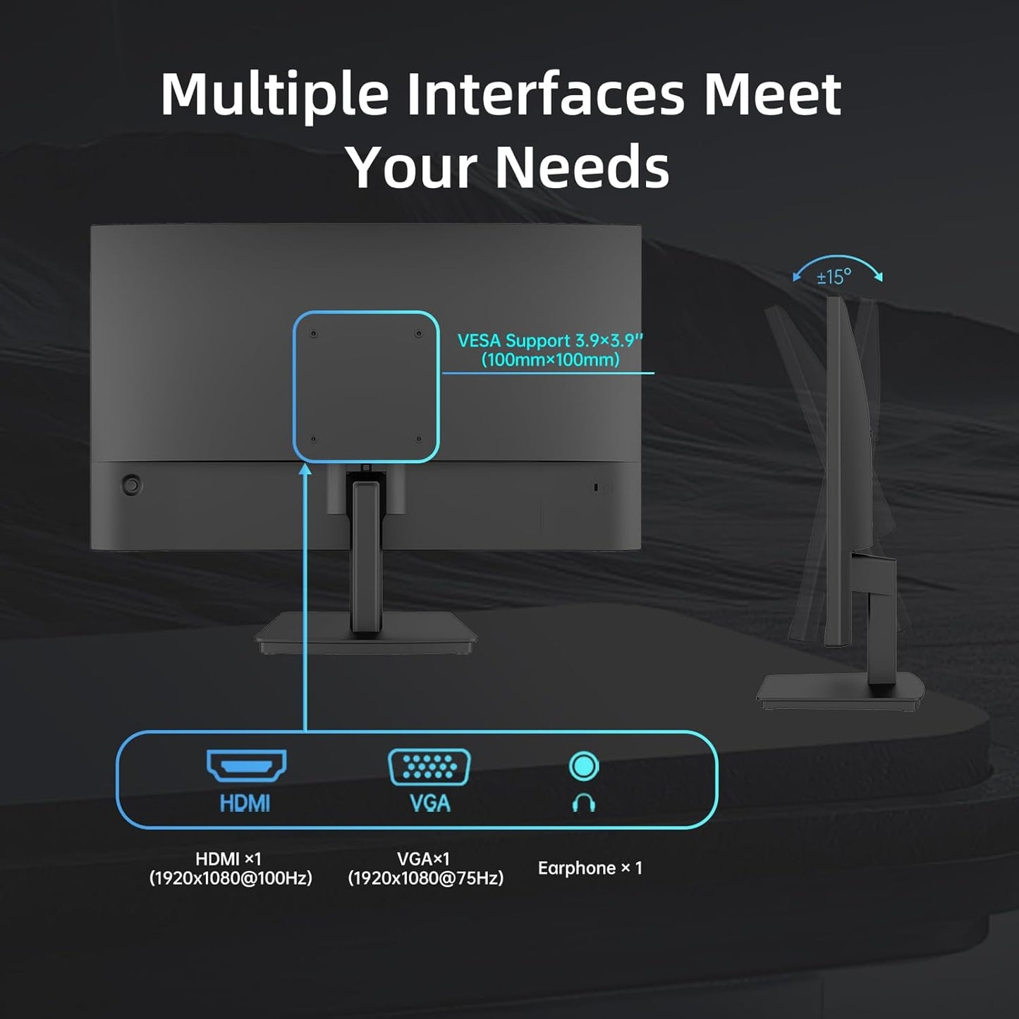 KTC 32 Inch 2K Computer Monitor, IPS 1440p Monitor with Ultra-Thin Bezels, HDR10, Freesync/G-sync, HDMI/DP Ports, Tilt Adjustable, Eyecare, Ideal for Business, Office, and Casual Gaming - PuriLite