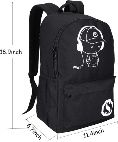 School Backpack, Lightweight Water-resistant Daypack Schoolbag Bookbag for Women Girls and Teens - PuriLite