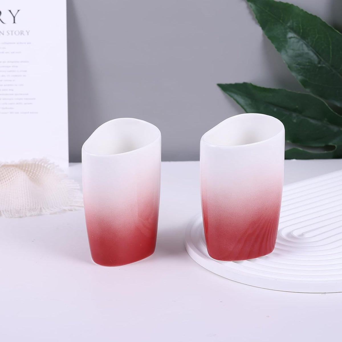 White Bathroom Accessories Set,Modern Countertop Bathroom Decor,Luxury 6 Piece Bathroom Accessory Set,Complete with Soap Dispenser,Toothbrush Holder,Tumbler,Tray - PuriLite