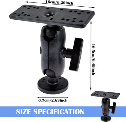 YOLUFER Finder Mount Bracket Holder Rack Universal 360° Adjustable Kayak Mounting Base for Boat Canoe Fishing Accessories - PuriLite