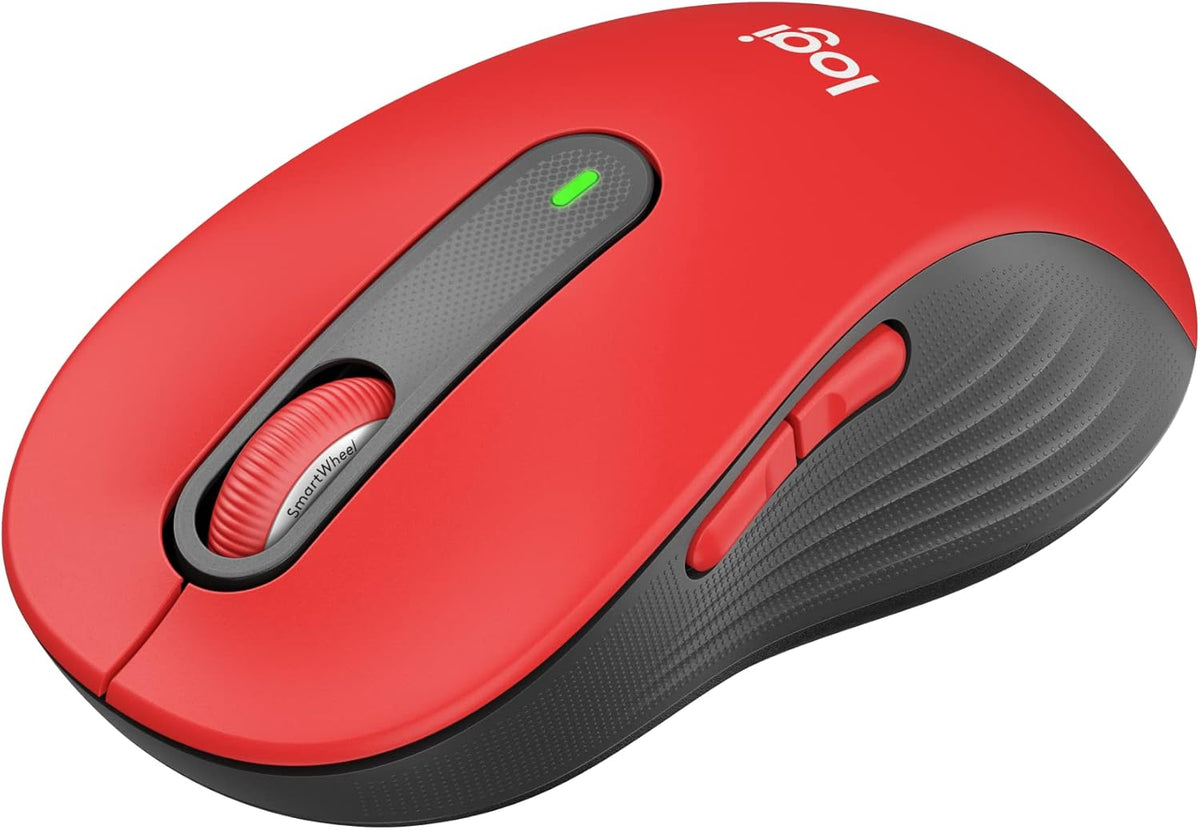 Logitech Signature M650 L Full Size Wireless Mouse - For Large Sized Hands, 2-Year Battery, Silent Clicks, Customizable Side Buttons, Bluetooth, for PC/Mac/Multi-Device/Chromebook - Black - PuriLite