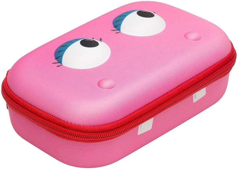 ZIPIT Beast Pencil Box for Kids | Pencil Case for School | Organizer Pencil Bag | Large Capacity Pencil Pouch (Red) - PuriLite