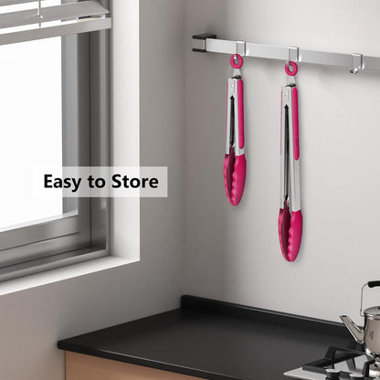 Purilite Select Silicone &amp; Stainless Steel Kitchen Tongs - PuriLite