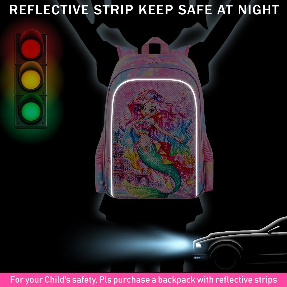 3pcs Backpack for Boys and Girls, 16” Kids Kindergarten Bookbag with Lunch Box, Cute Elementary Backpacks for Boy Girl - PuriLite