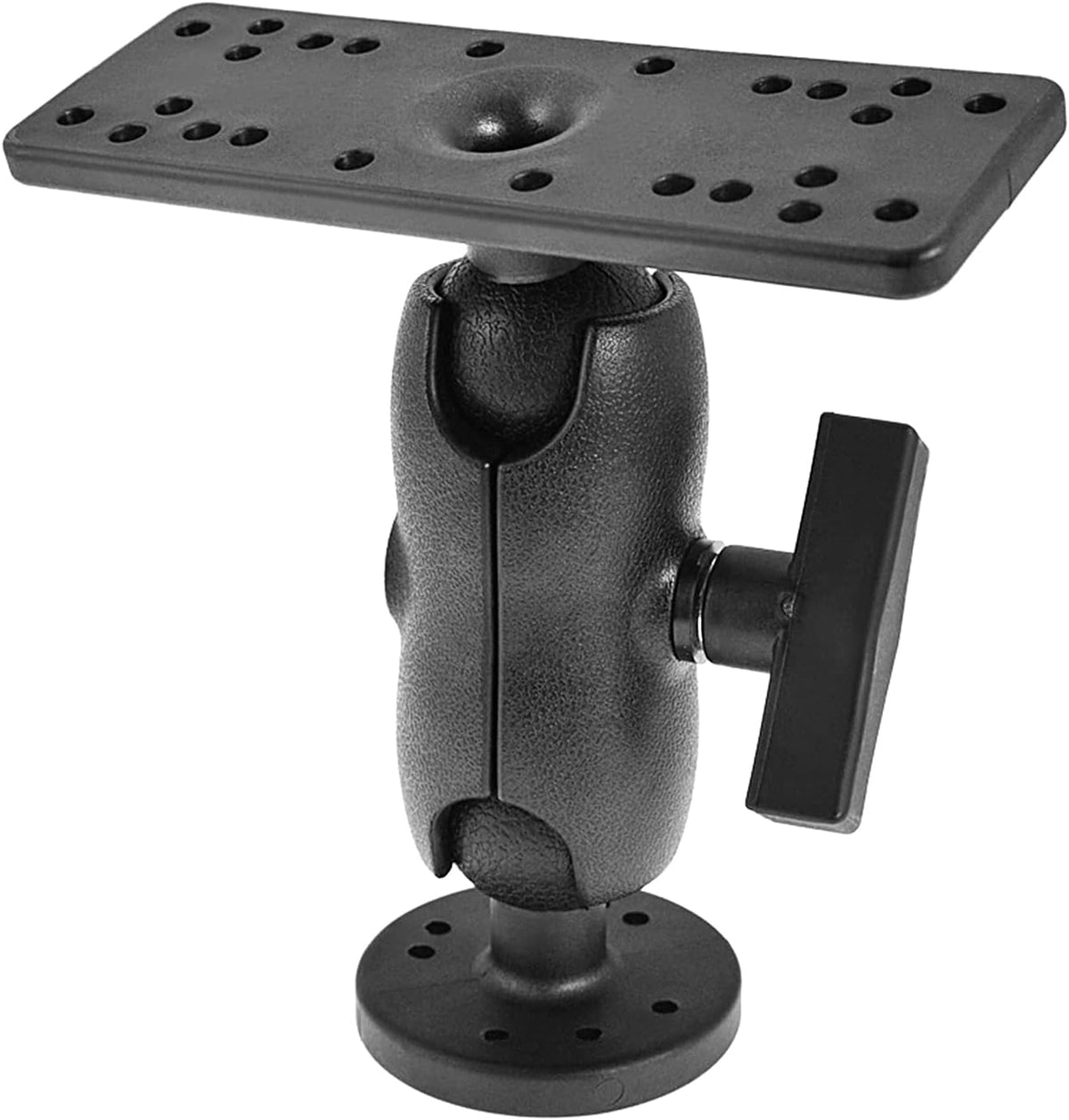 XINZY Portable Kayak Fishfinders Holder Fish Finder Ball Mount Base 360° Swivel Fish Finder Mount Fish Finder Kayak Accessory - PuriLite
