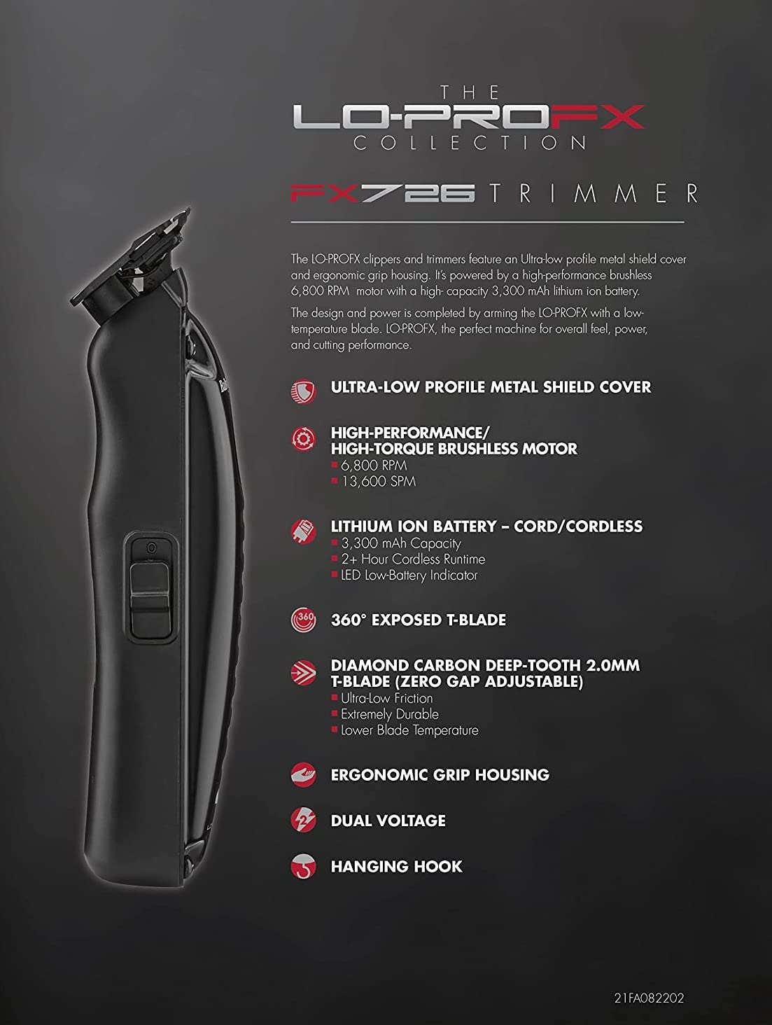 BaBylissPRO Lo-ProFX High-Performance Low Profile Collection - PuriLite