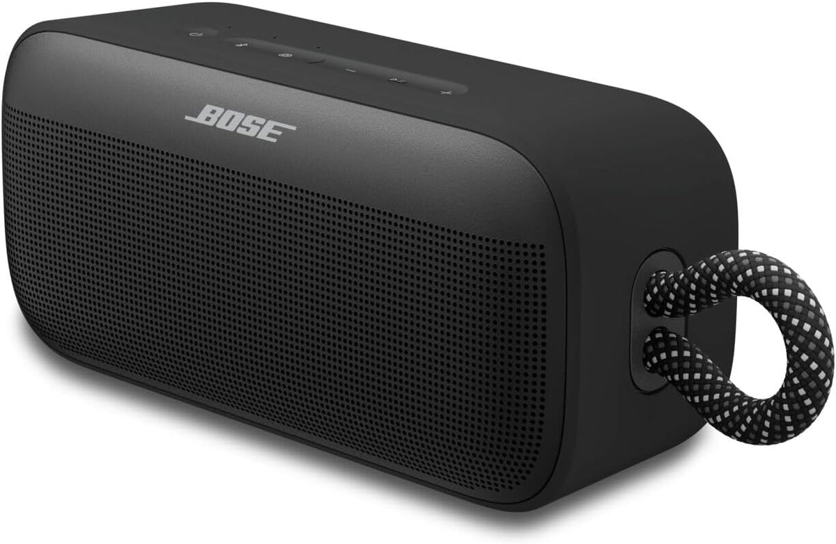 Bose SoundLink Plus Portable Bluetooth Speaker, Wireless Outdoor Speaker, Up to 20 Hours Battery Life, Waterproof and Dustproof, Black - PuriLite