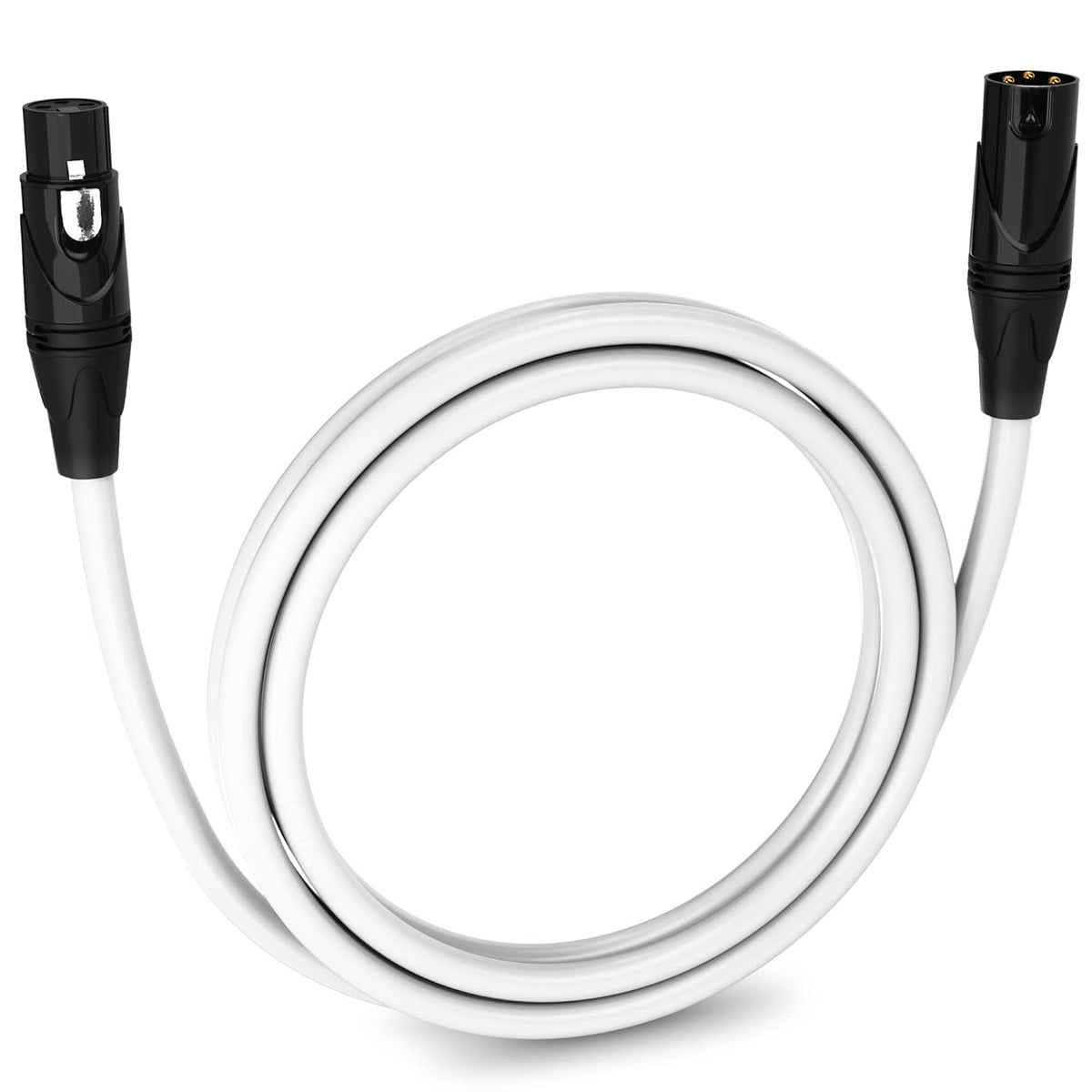 LyxPro 6 Feet XLR Microphone Cable Balanced Male to Female 3 Pin Mic Cord for Powered Speakers Audio Interface Professional Pro Audio Performance and Recording Devices - Blue - PuriLite