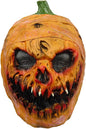 Creepy Halloween Pumpkin Mask, Novelty Latex Scary Halloween Costume Party Props