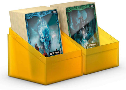 Ultimate Guard Boulder 100+ Classic, Deck Case for 100 Double-Sleeved TCG Cards, Onyx, Secure & Durable Storage for Trading Card Games, Soft-Touch Finish - PuriLite