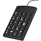 Purilite Select Slim Wired Numeric Keypad | 18-Key Plug & Play USB Number Pad - PuriLite