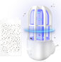 Fruit Fly Trap Indoor, 360 Degree Attracting Fly Trap with Improved LED Light, Sticky Straps Captures Flying Insect, Fruit Flies, Gnats, Mosquitoes, Moth and Houseflies, Refills Included - PuriLite