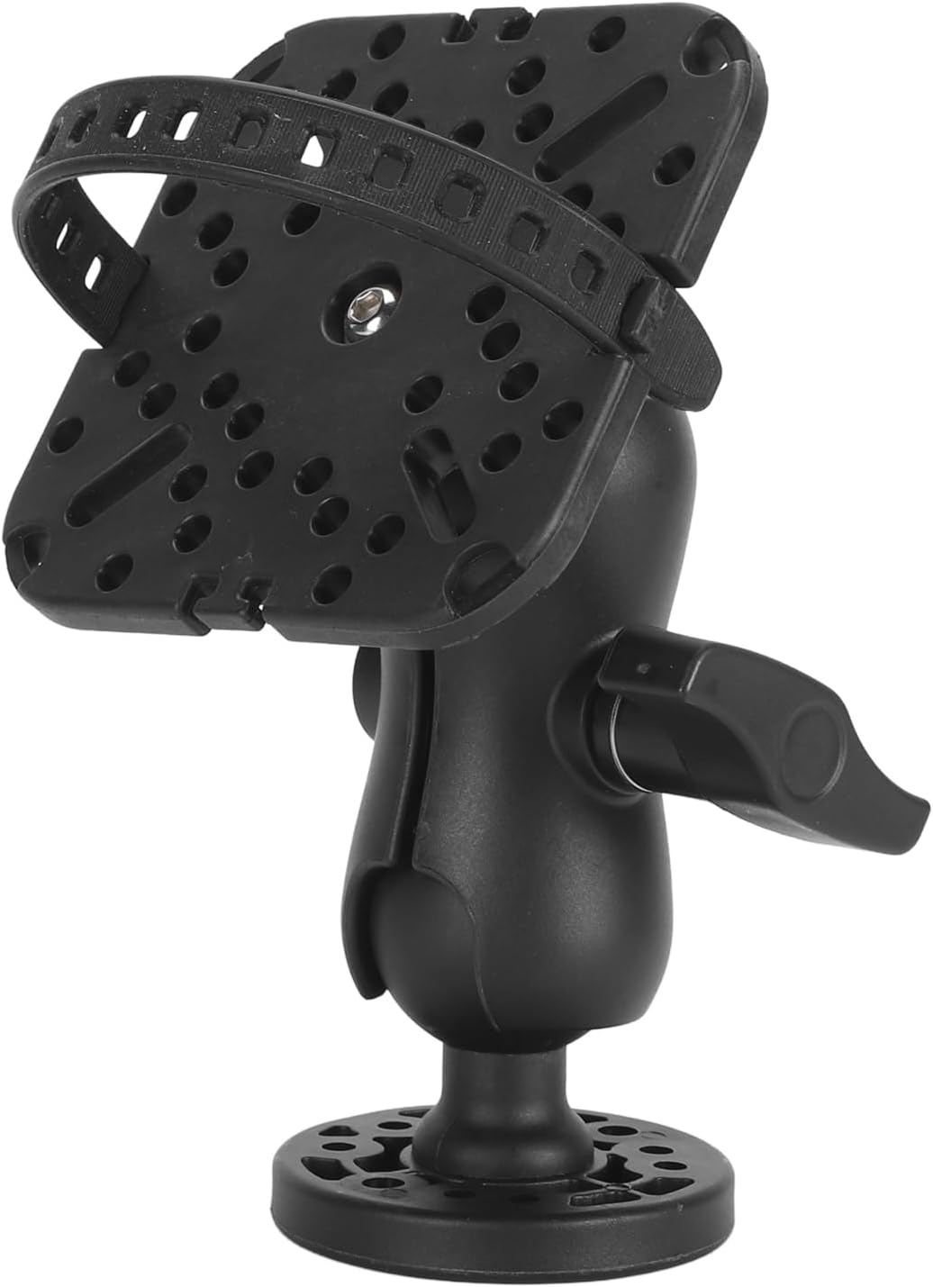 Fockety Fish Finder Mount Base, 360° Rotating Holder for Removable Adjustable Boat Fish Finder Electronic Mount, Stable Bracket for Canoe Kayak - PuriLite