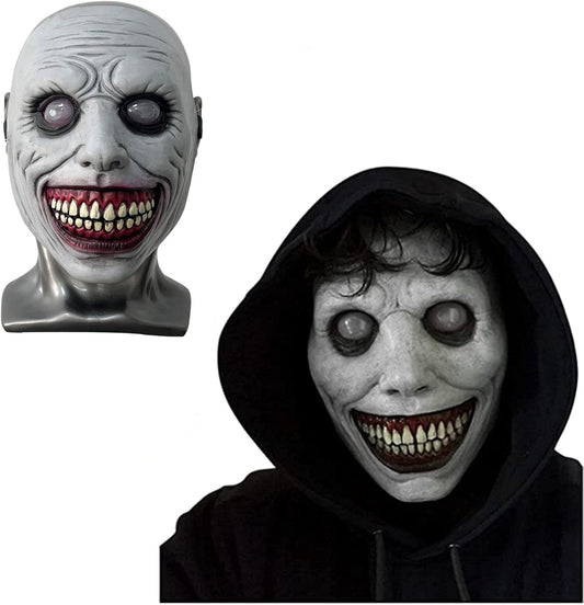 Horror Halloween Mask, Scary Mask Masquerade Halloween Mask, Smiling Demon Scary Clown Cosplay Halloween Demon Carnival - PuriLite