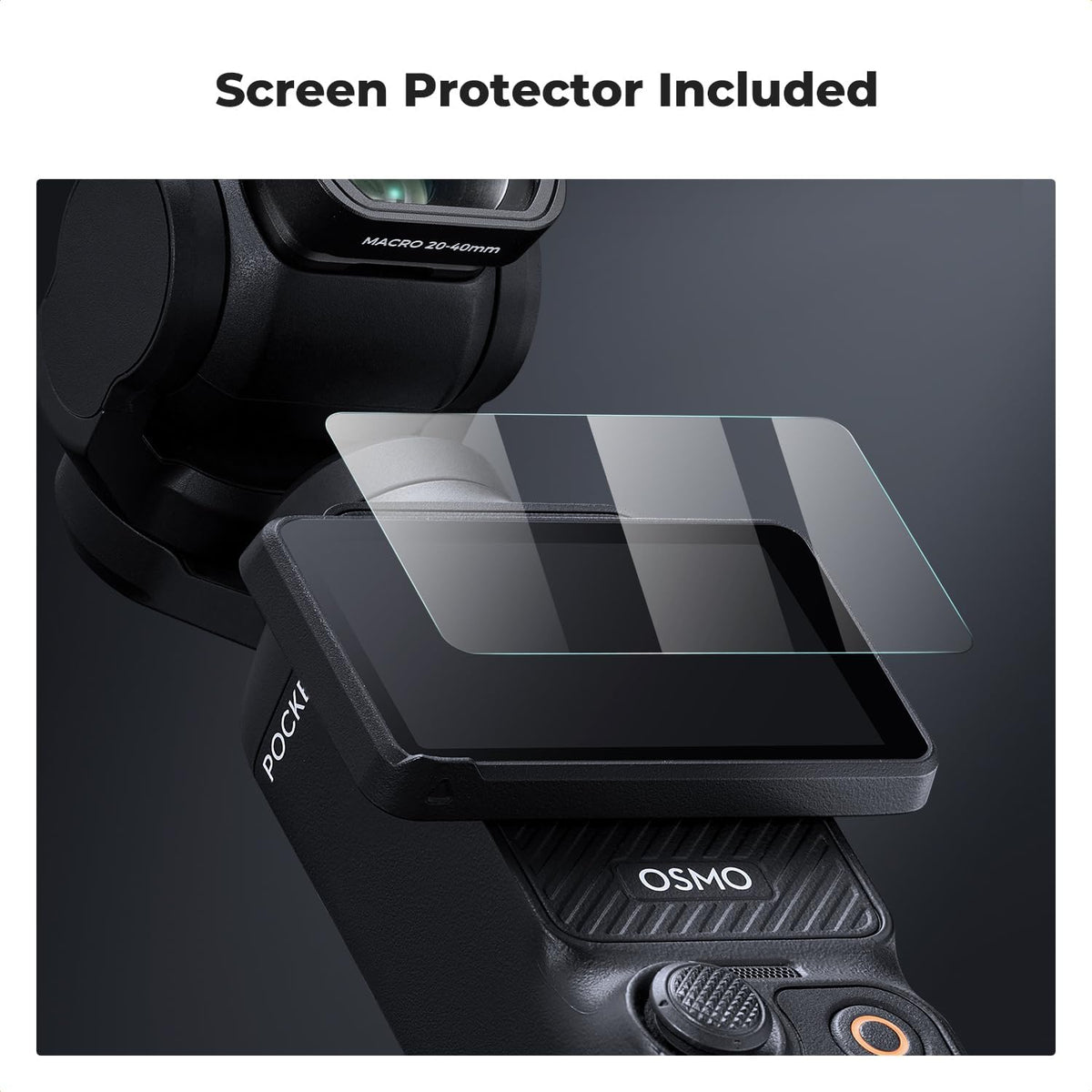 K&F Concept Wide-Angle Lens Compatible with DJI Osmo Pocket 3, Magnetic Attach/Multi-Coated/Optical Glass - PuriLite