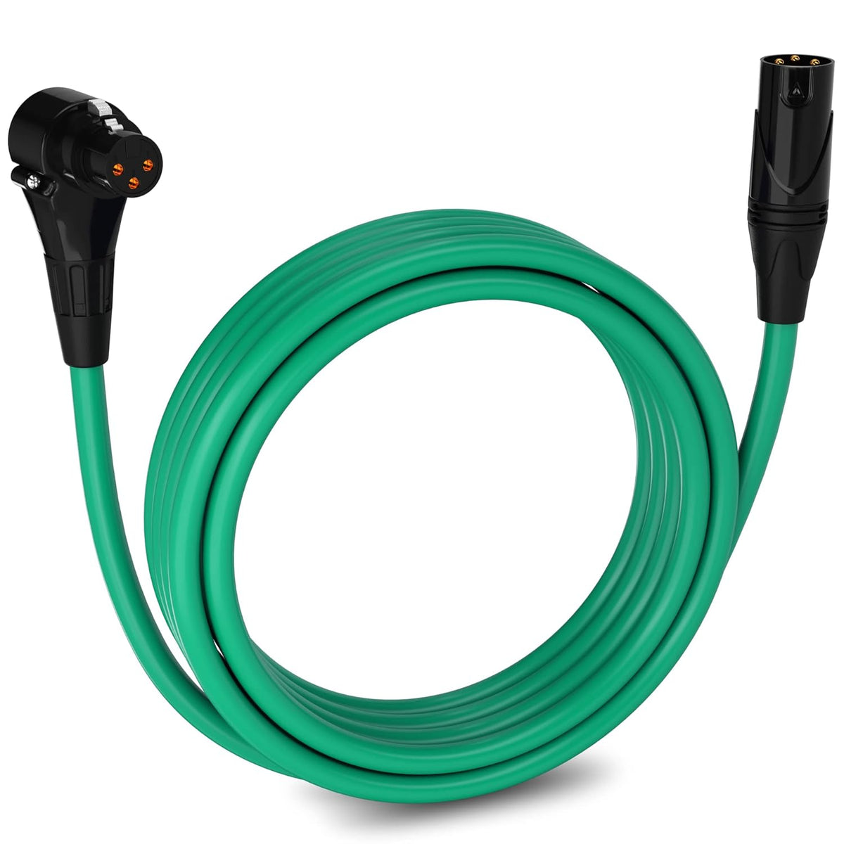 LyxPro 6 Feet XLR Microphone Cable Balanced Male to Female 3 Pin Mic Cord for Powered Speakers Audio Interface Professional Pro Audio Performance and Recording Devices - Blue - PuriLite