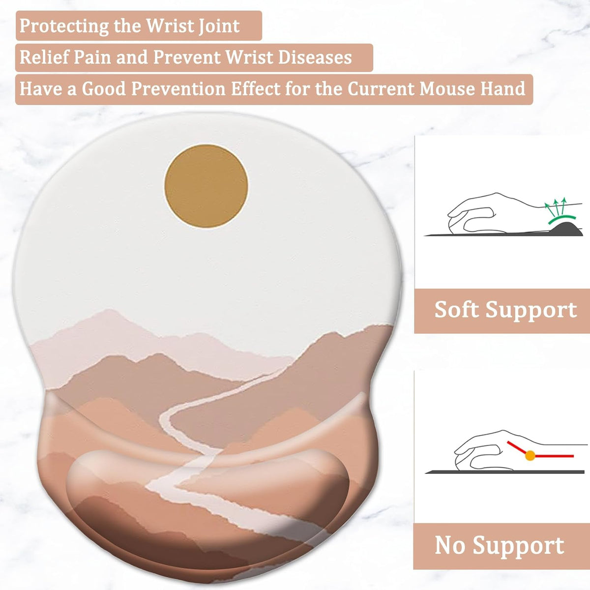 Purilite Select Ergonomic Mouse Pad - PuriLite