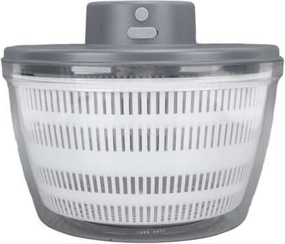 Vegetable Washing Machine Kneading Bowl, Multifunctional Spinner Dryer Vegetable Dryer Salad Mixer Salad Spinner Lettuce Dryer for Home Kitchen (Gray) - PuriLite