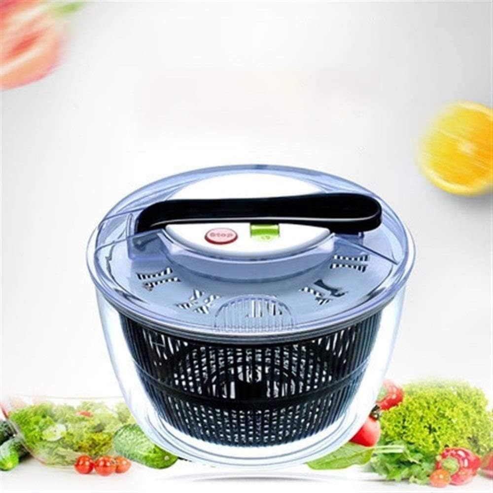 Salad Spinner, Large 5 L, Salad Spinners Best Rated, Lettuce Spinner, Salad Mixer Bowl, Salad Dressing Shaker-Ordinary Style - PuriLite