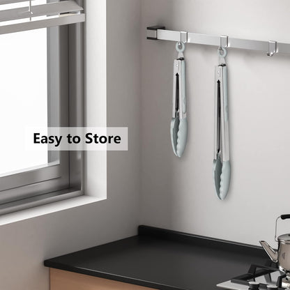 Purilite Select Silicone &amp; Stainless Steel Kitchen Tongs - PuriLite