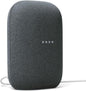 Google Voice Bluetooth Speaker - Wireless Music Streaming, Powerful Sound, Built-in Assistant, Wi-Fi and Bluetooth Connection, Smart Home Control, Stereo Pairing (Charcoal) - PuriLite