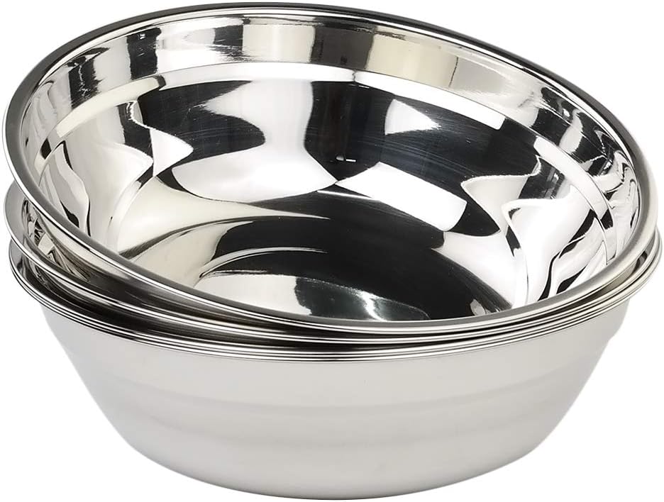 Kekow Large Stainless Steel Mixing Bowls, Serving Bowl, Set of 4 - PuriLite