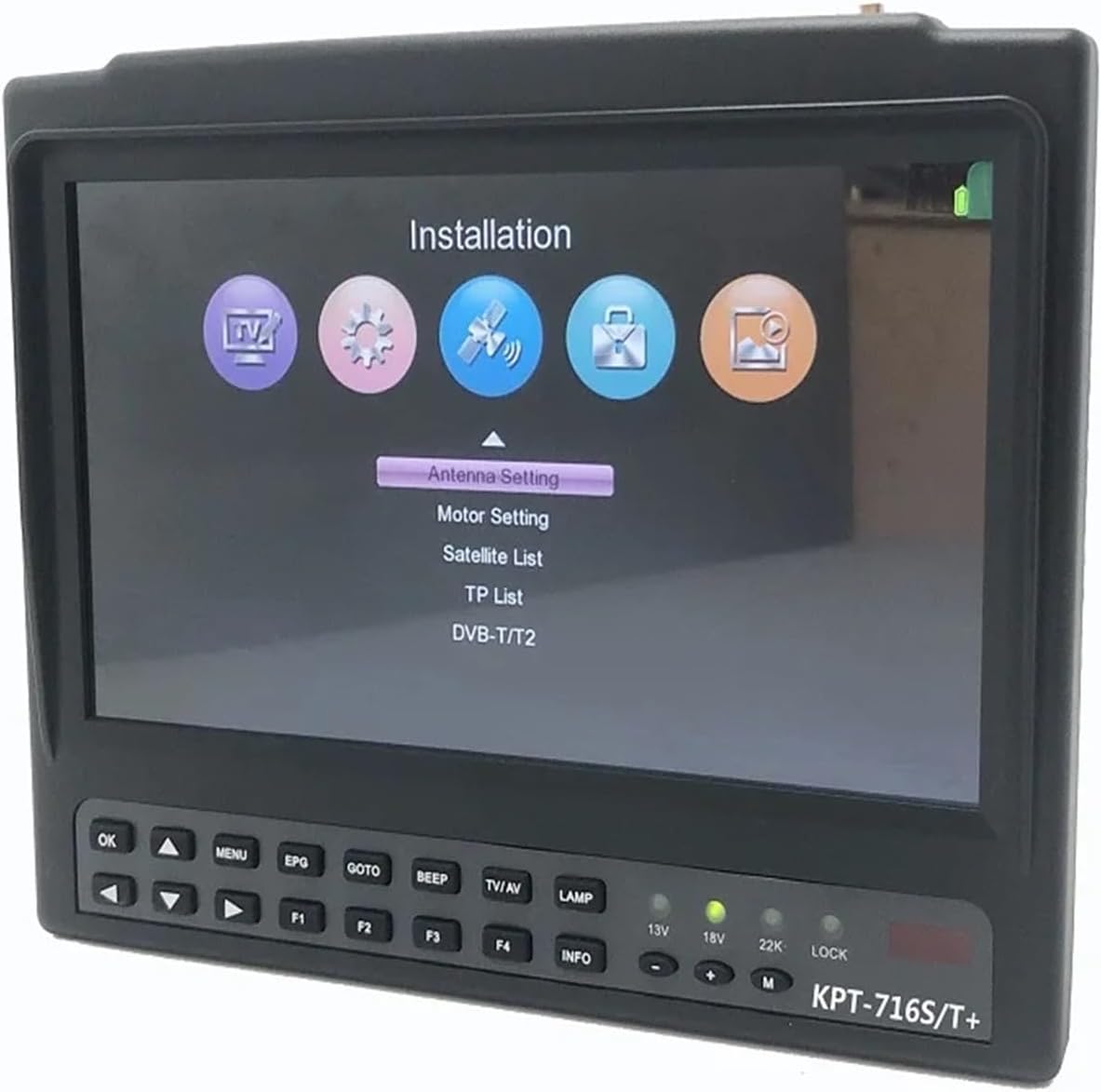 KPT-716ST Plus DVB-T2+S2 Combo Satellite Finder CCTV Camera LCD 4.3 Inch Signal Test Vs KPT-736HD GTmedia V8 Finder 2 - PuriLite