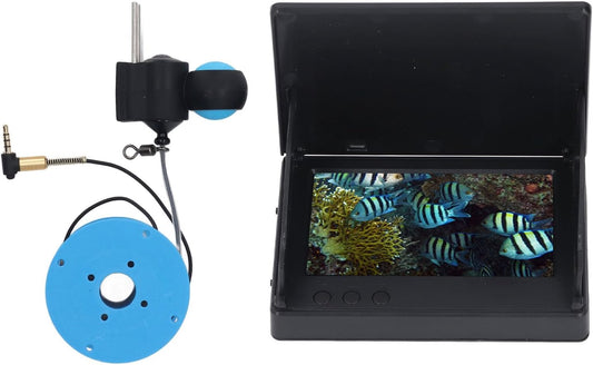 Underwater Fishing Camera, Portable Fish Finder Camera with 4.3inch Display, 220° Wide Angle, Ice Fishing Camera for Lake Sea Boat Kayak Fishing - PuriLite