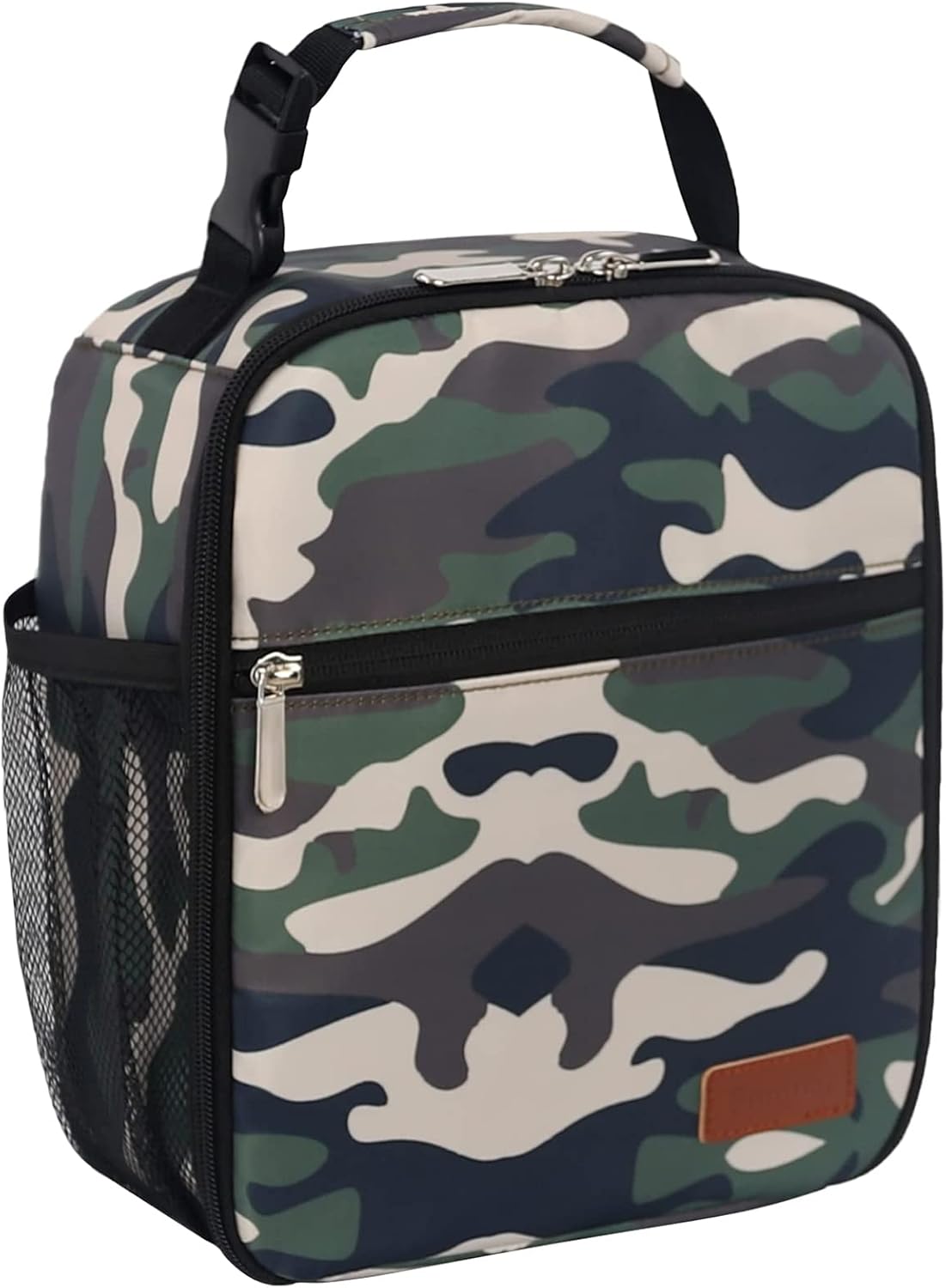 Lunch Box for Men Women Adults Small Lunch Bag for Office Work Picnic - Reusable Portable Lunchbox, Black - PuriLite