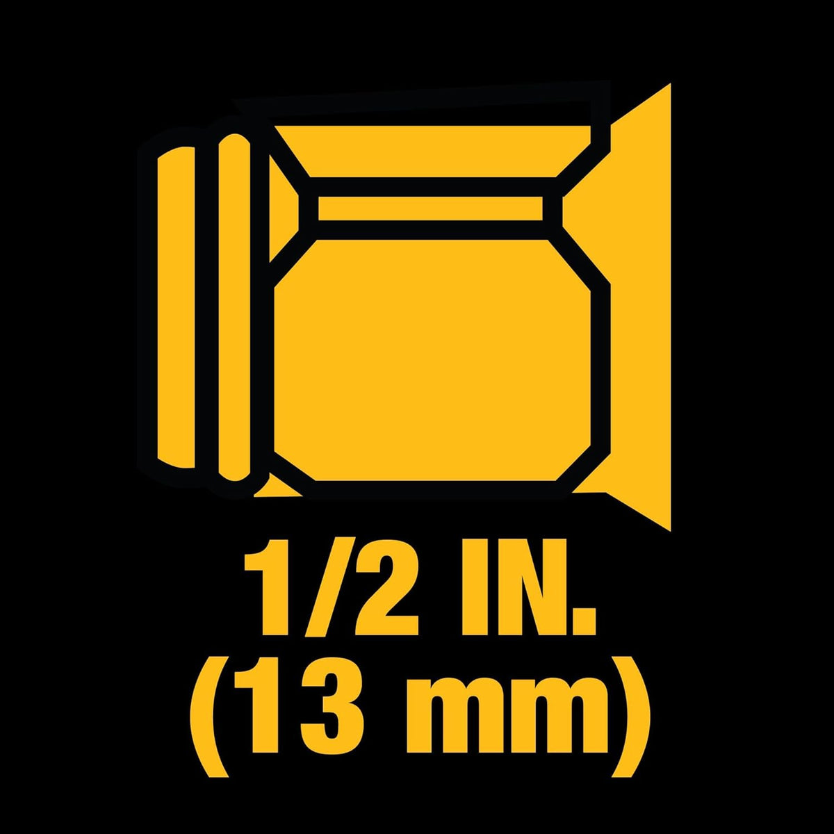 DEWALT 20V MAX XR Impact Wrench, 1/2 In Cordless, High Torque, 4 Speed Precision Mode, Tool Only (DCF900B) - PuriLite