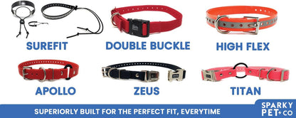 Sparky Pet Co - Purple, Roller Buckle 3/4" Replacement Collar - Compatible with Garmin, Delta, Dogtra, SportDOG, E Collar, Tri Tronics, Educator Style Compatible Systems, E Collar Systems - PuriLite