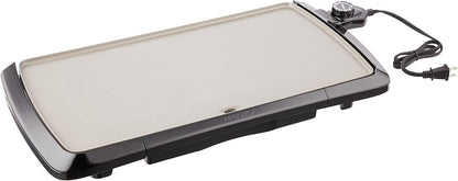 Presto 07055 Cool-Touch Electric Ceramic Griddle, 20", Black - PuriLite