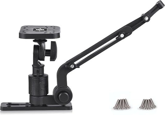 XIXIAN Kayak Support,Kayak Fish Finder Mounting Plate Kayak Boat Transducer Mounting Arm Fish Finder Mount Base Adapter - PuriLite