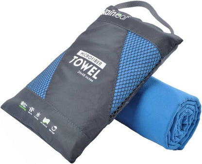 Rainleaf Microfiber Towel Perfect Travel & Gym & Camping Towel. Quick Dry - Super Absorbent - Ultra Compact - Lightweight. Suitable for Trip, Beach, Shower, Backpacking, Pool - PuriLite