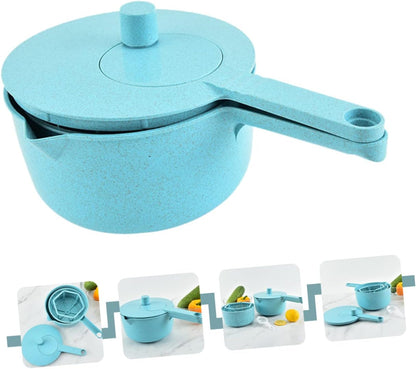COLLBATH Manual Salad Spinner for Quick Drying Versatile Utensil Storage and Drain Basket for Veggies - PuriLite