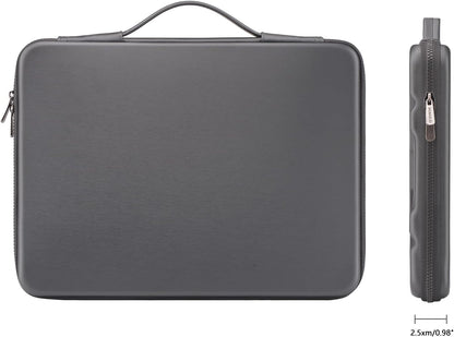 DOMISO 15.6 inch Laptop Sleeve with Handle Protective Shockproof Waterproof EVA Case for 15.6" Yoga 720 IdeaPad 310 320 ThinkPad T570/Legion 5 Gen 6/HP Envy 15/15.6" Notebooks, Dark Blue - PuriLite