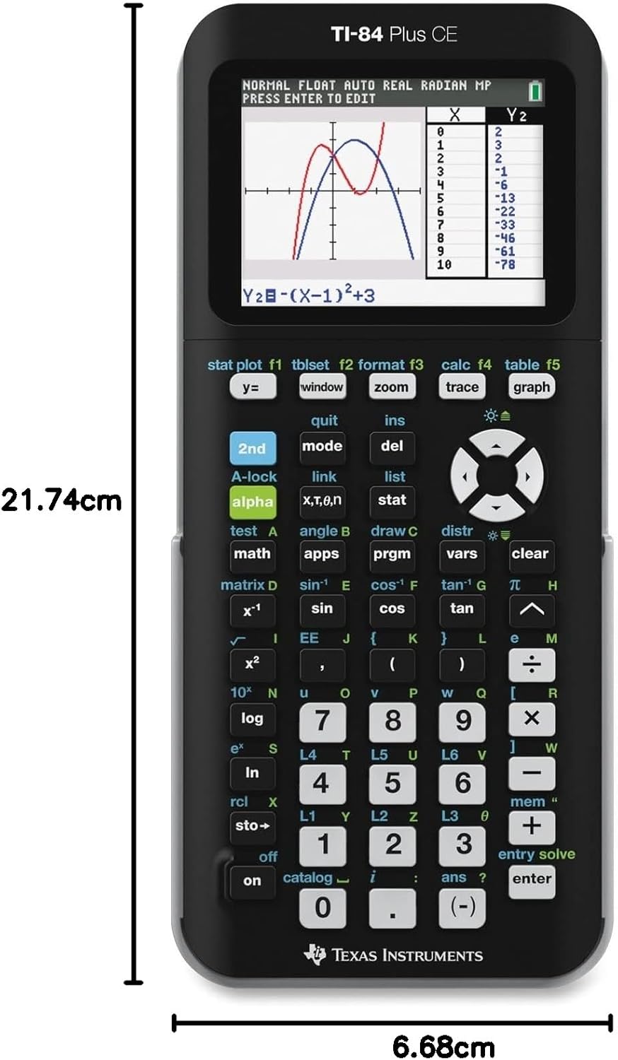 Texas Instruments TI-84 Plus CE Pink Graphing Calculator - PuriLite