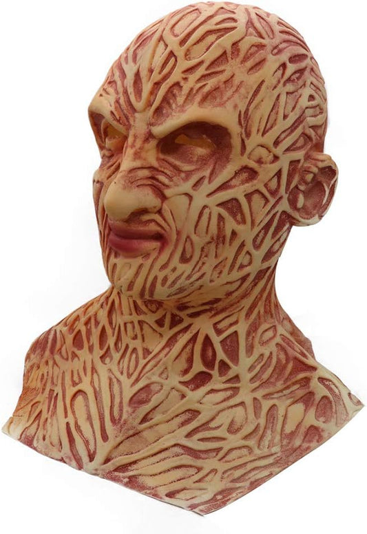 Frightening Freddy Mask for Adult, Texture, Halloween Party Costume, Safe and Environmentally Friendly (As Shown) - PuriLite
