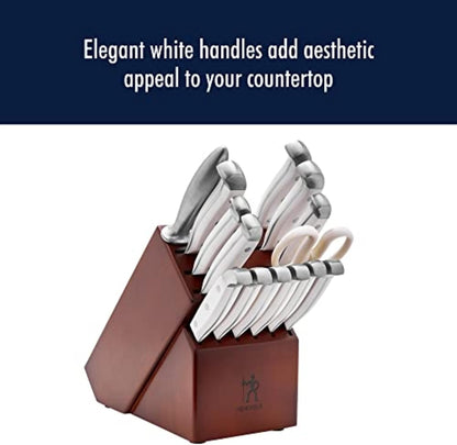 J.A. Henckels International Statement 20-pc Knife Block Set - Dark Brown - PuriLite