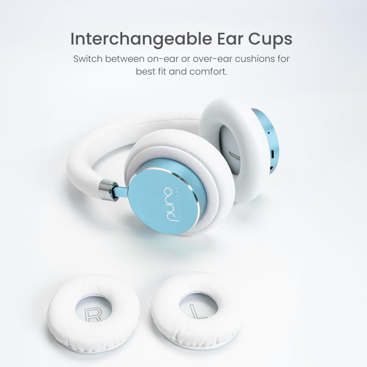 Puro Sound Labs BT2200 Plus Volume Limited Kids’ Bluetooth Headphones (Blue) - PuriLite