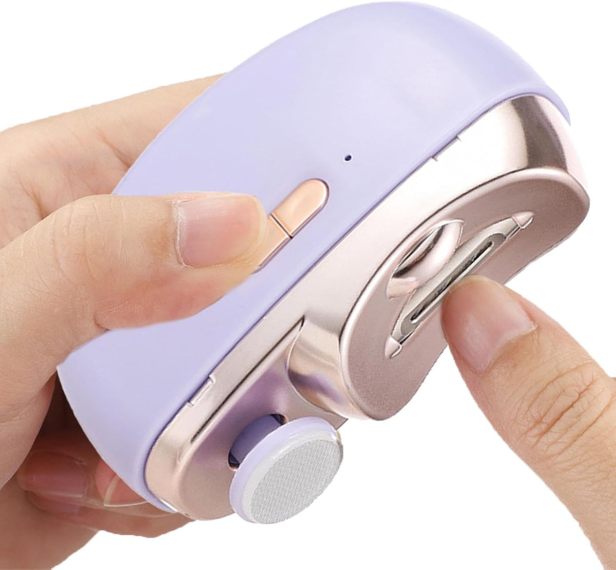 Electric Nail Trimming Tool - 3 in1 Electric Nail Clipper, Toenail and Fingernail Trimmer | Adjustable Nail Cutter Device with LED Light and duall Speed, Nail Grinding and Trimming Kit for Home - PuriLite